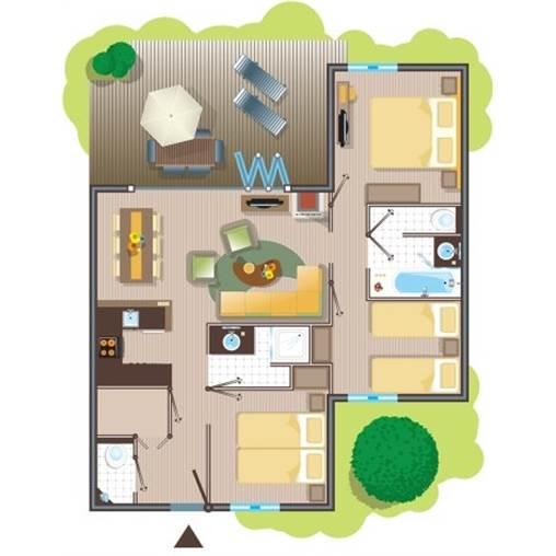 Premium cottage TF957 at Les Trois Forêts